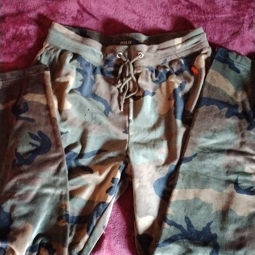 COPY - Polo Ralph Lauren Velour Camo Sleep Joggers